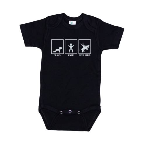 Bull Riding Onesie®, Rodeo Onesie®, Crawl Walk Ride Bulls, Baby Rodeo Outfit, Newborn Rodeo Onesie®, Rodeo Baby Reveal, Future Bull Rider