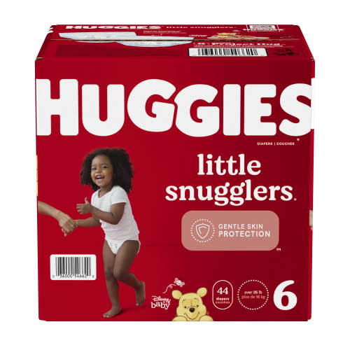 Huggies Little Snugglers Baby Diapers, Size 6, 44 Ct