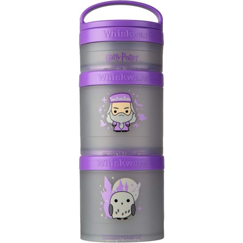 Whiskware Harry Potter Stackable Snack Pack, Dumbledore and Hedwig