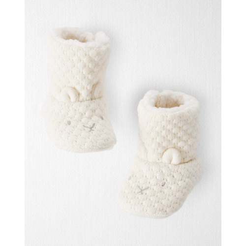 Baby Organic Cotton Sweater Knit Booties - Little Planet | Carter's