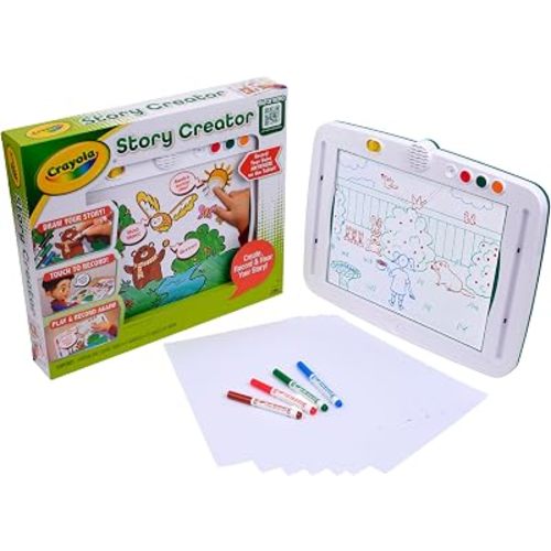 Crayola Story Creator, Draw, Color & Record Stories, Kids Tablet