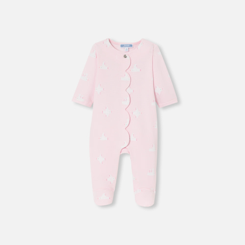 Baby girl pajamas in fleece
