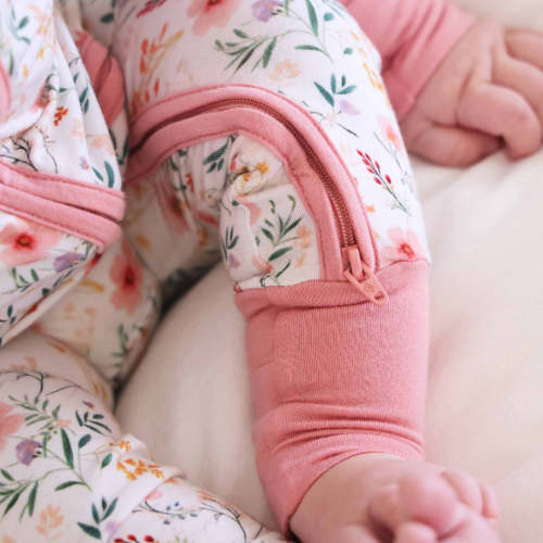 Winnie's Wildflowers Convertible Zip Romper | Caden Lane