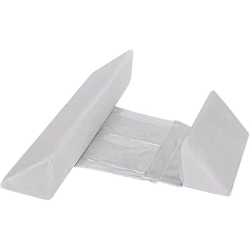 Soft & Breathable Adjustable Wedge Pillow - Multi-Use Positioning and Comfort Support for Crib, Soothing Gray Color