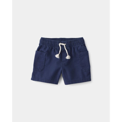 Baby Boy Twill Drawstring Shorts - Navy - OshKosh B'gosh | Carter's