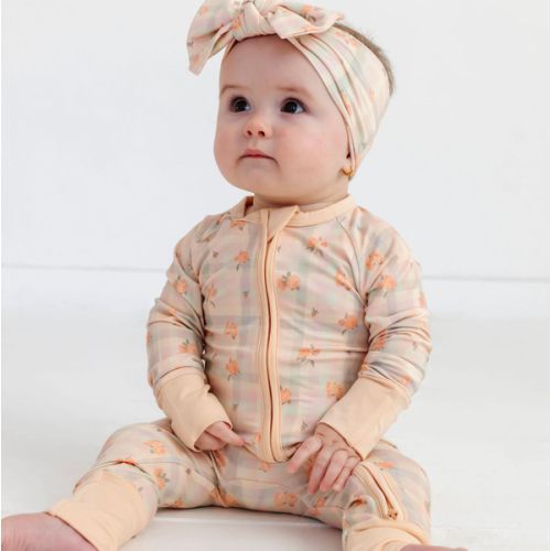 Frankie Plaid Zipper Romper – In My Jammers