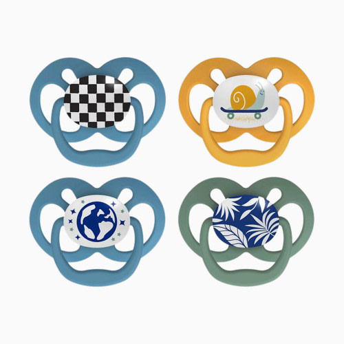 Dr. Brown's Advantage Pacifier (4-Pack) - Blue Nature, 2