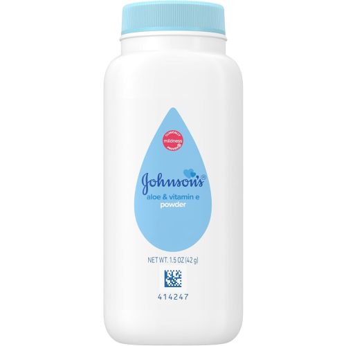 Johnson's Baby Naturally Derived Cornstarch Baby Powder, 1.5 oz