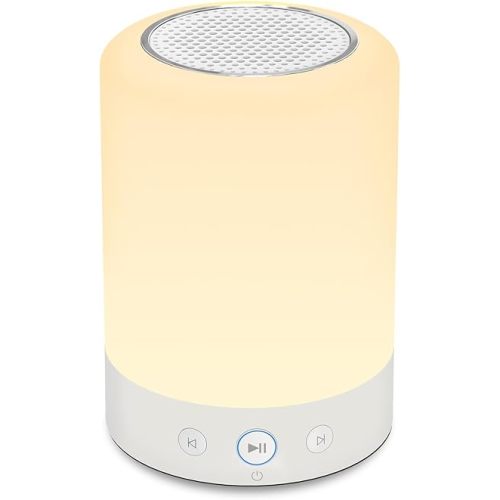 Kipcush Night Light White Noise Sound Machine, Max 8H Timer, 20 Soothing Sleep Sounds. Portable Design for Bedroom, Office, Nursery, Travel, Up to 8 Hours Battery Life
