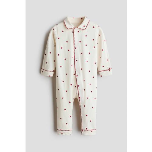 PAJAMA JUMPSUIT WITH COLLAR