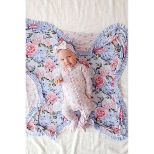 Laney Footie Ruffled Zippered One Piece - Posh Peanut