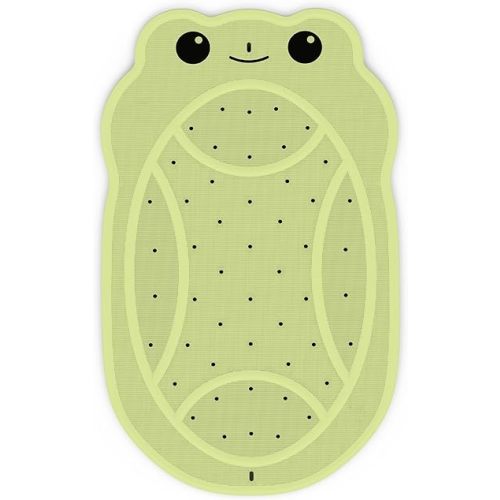 Bathtub Mat Non Slip for Kids Baby Toddler, Natural Rubber Dual Anti-Slip