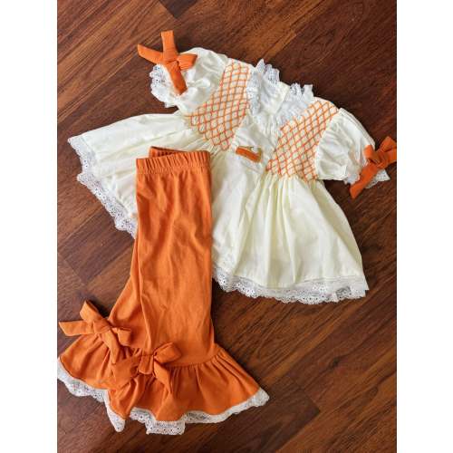 Pumpkin Pie heirloom pant set | Join our VIP group for all the latest updates, drops, and more!
