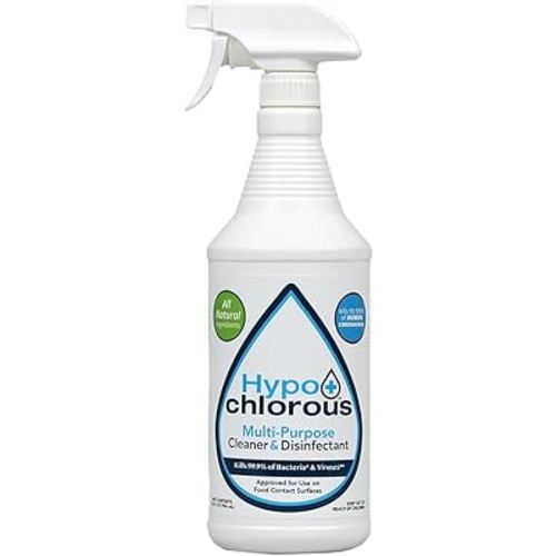 Hypochlorous Acid Spray For Home 32oz - Cleaner & Disinfectant – Safe for Kids & Pets – Multi-Purpose Hypochlorous Acid Cleaner – Eco-Friendly HOCl Spray
