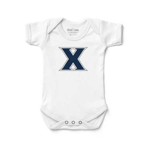 Xavier Musketeers Logo Baby Bodysuit | Official NCAA Licensed Infant Bodysuit