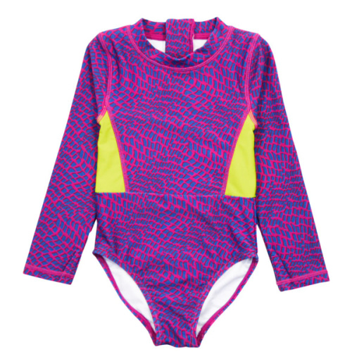 Girls Long Sleeve Surf Suit (One Piece Bodysuit) | "In Disguise"