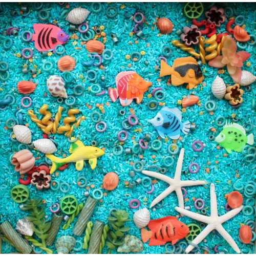 Ocean Sensory Bin Kit for Kids, Fine Motor & OT Play