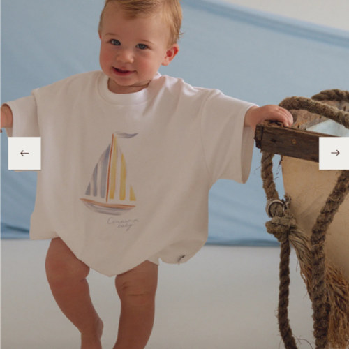 Sailboat T-shirt Romper