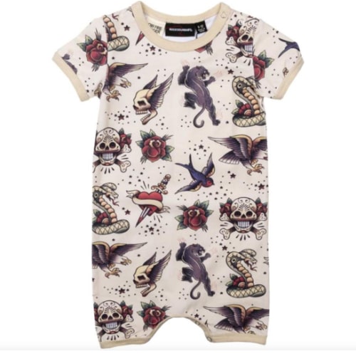 Rock Your Baby Tattoo You Playsuit - ShopStyle Boys' Clothing