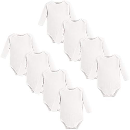 Touched by Nature Unisex Baby Organic Cotton Long-Sleeve Bodysuits
