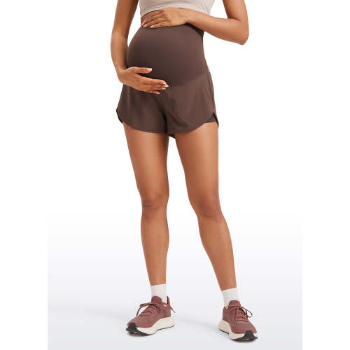 CRZ YOGA Women's Feathery-Fit Soft Maternity High Waisted Shortrs – CRZ YOGA US