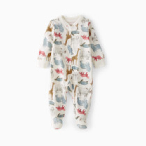 Carter's Little Planet Organic Cotton Sleep & Play Pajamas - Wildlife Print, 0-3 M