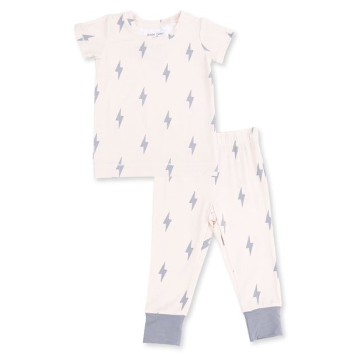 Kids' Lightning Bolt Fitted Two-Piece Pajamas