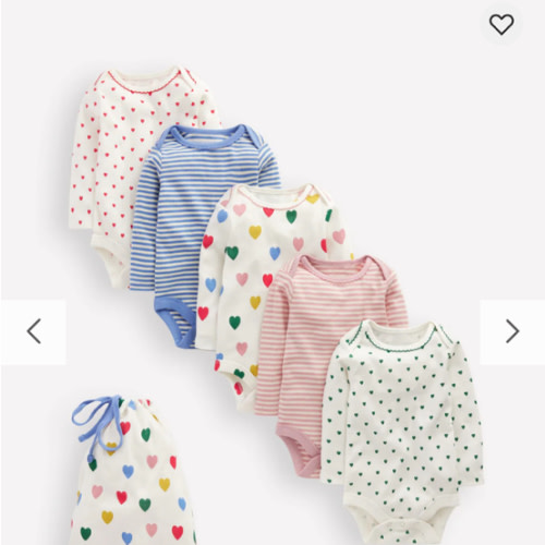 5-pack Bodies-Multi Hearts | Boden USA