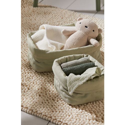 2-pack Quilted Storage Baskets