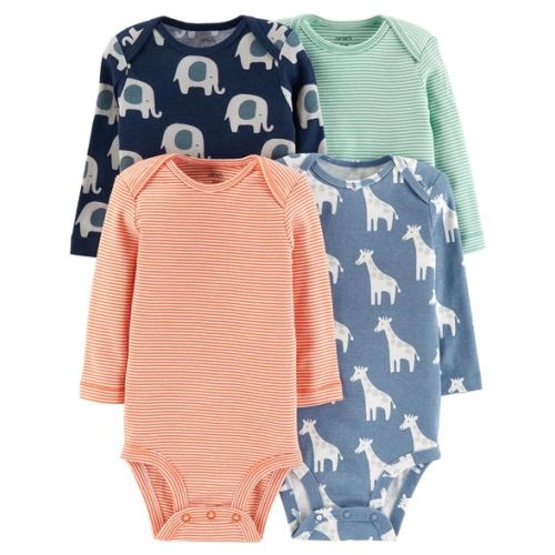 4-Pack Animal Original Bodysuits