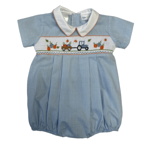 Pumpkin Smocked Bubble