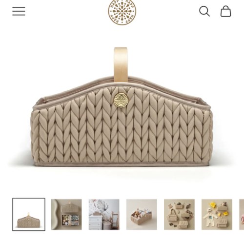 HAPP Brand Diaper Caddy - Beige