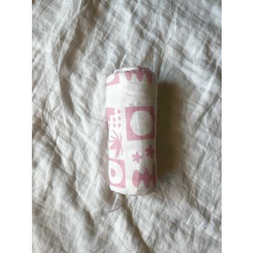 Organic Cotton Muslin Baby Swaddle Blanket