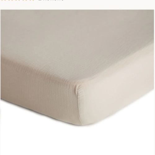 Mushie Extra Soft Muslin Crib Sheet – Babyletto