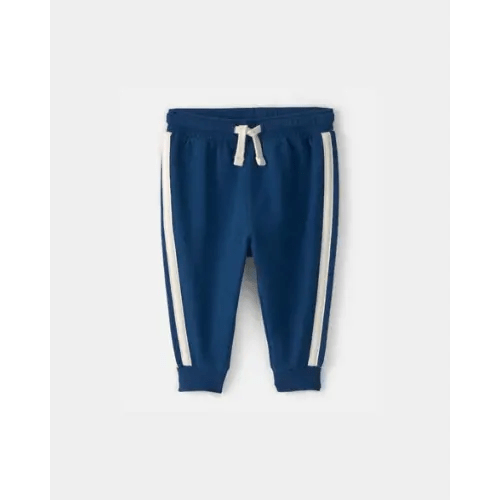 Baby Boy French Terry Pants - Navy Blue | Carter's