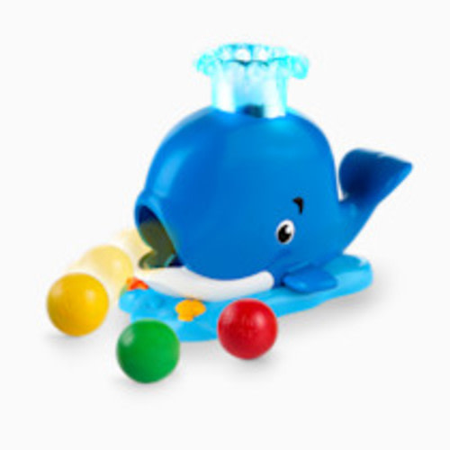 Bright Starts Silly Spout Whale Ball Popper Baby Activity Toy