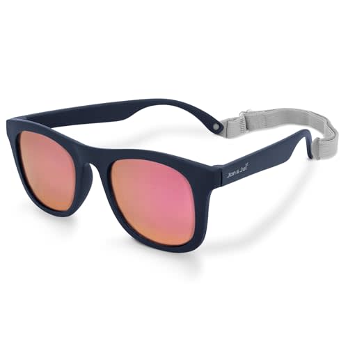 JAN & JUL Baby Toddler Kids’ Flexible UV-400 Polarized Sun-glasses with Strap for Girls Boys