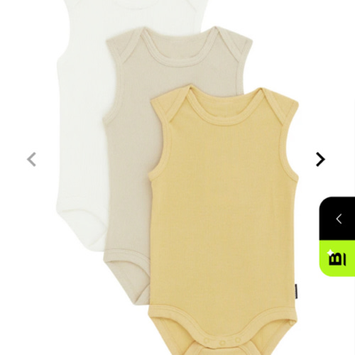 Bonds Rib Shortsleeve Bodysuit 3 Pack | Baby | BWDJA