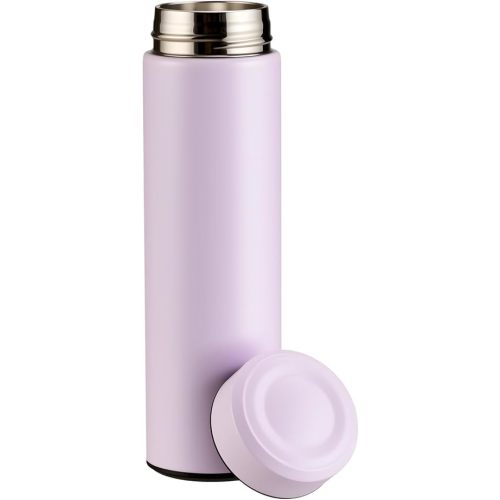 PARACITY Insulated Water Bottle,15 oz Stainless Steel Thermal mug, Double Wall Vacuum Water Bottle, Metal Water Bottle Keeps Hot for 12 Hrs, Cold for 24 Hrs, for Coffee, Drinks(pink)