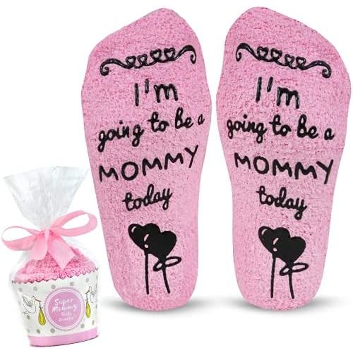 Cavertin Women's Labor and Delivery Socks with Gift Packaging