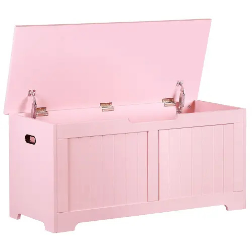 Zenstyle 39-in/ 30-in Large Storage Chest Storage Bench Toy Box 2 Safety Hinges for Entryway, Bedroom, Living Room, Footstool With Storage, Storage Organization, Room Decor, Bedroom Decor Ideas - TikTok Shop