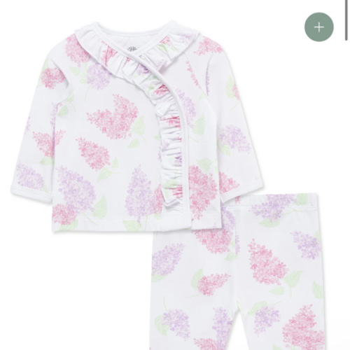 Lovely Lilacs 2-Piece Cardigan Set