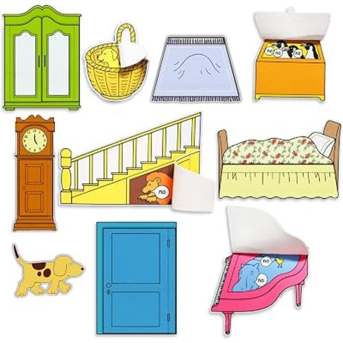 Wheres Spot Felt 10 Pcs Board Stories Pieces Set Story FeltsKindergarten Storytelling Felt Toys Flannel Board Stories for Preschool