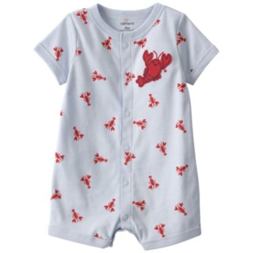 Baby Boys' Lobster Short-Sleeve Romper