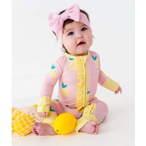 Pink Lemonade Ruffle Convertible Romper