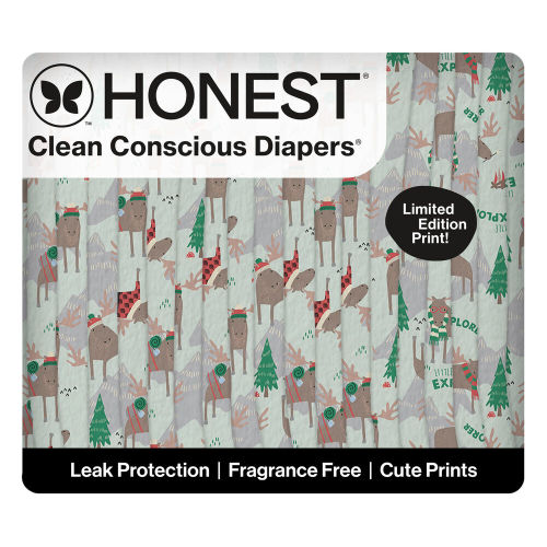 Honest Wetness Indicator Diapers - Plant-Based & Fragrance-Free | Honest