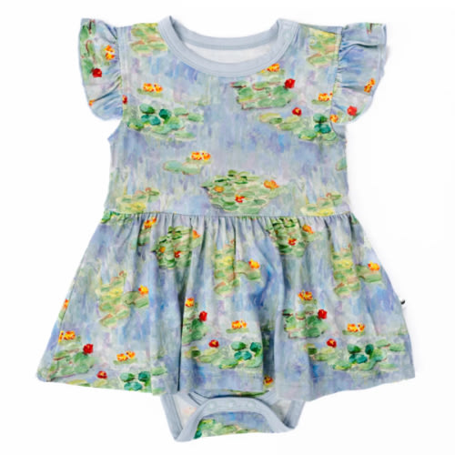 Water Lilies Flutter Dress – Little Crowns & Capes