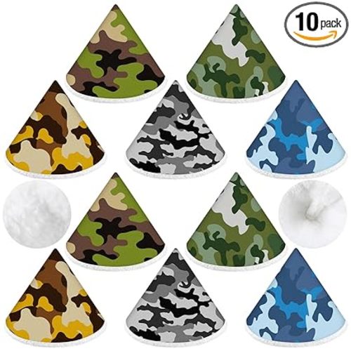 Timgle 10 Pcs Coral Velvet Pee Covers Baby Boy, Strong Water Absorption Pee Shield for Baby Boy, Reusable Diaper Changing Accessory for Boys Newborn Gift(Camouflage)
