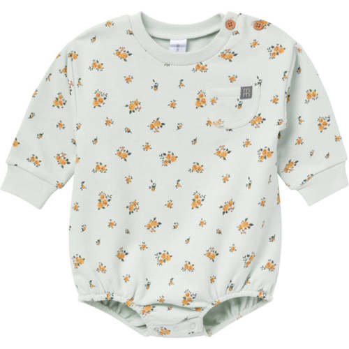 Baby Girls Fall Roses Bubble Romper