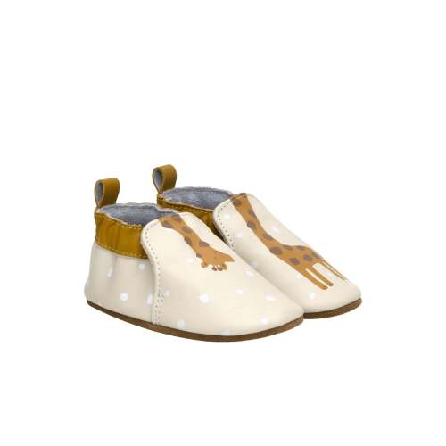 Spotted A Cutie Soft Soles in Beige – Robeez